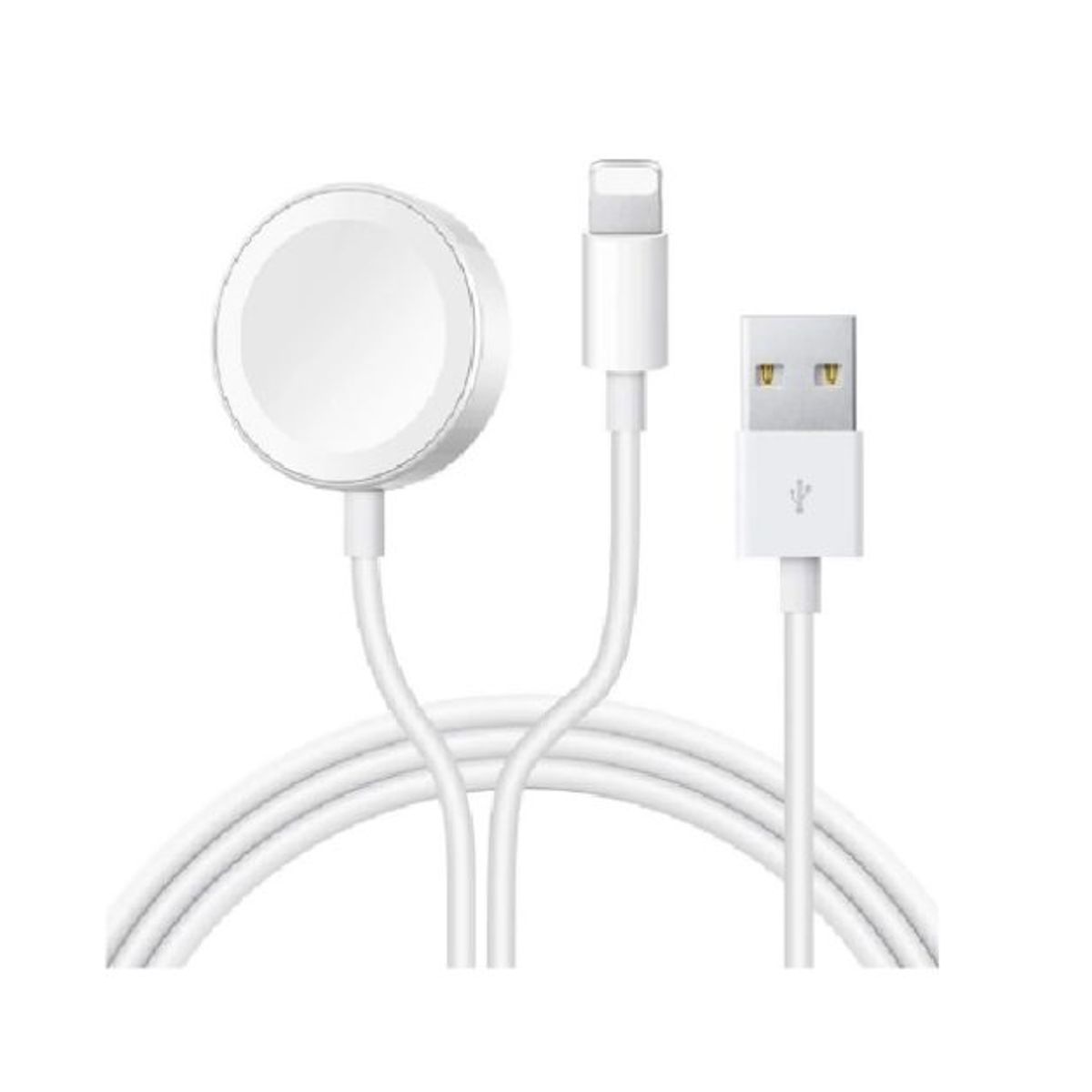 GENERICO - Cargador De Celular Inalambrico 2 en 1 USB Magnetico
