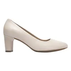 FLEXI - Zapato Mujer Pipa 124401 Blanco Algodón