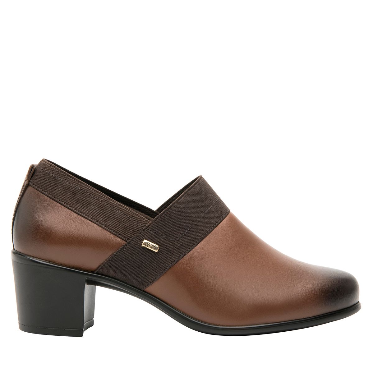 FLEXI - Zapato Mujer Cuero Renata Café Flexi