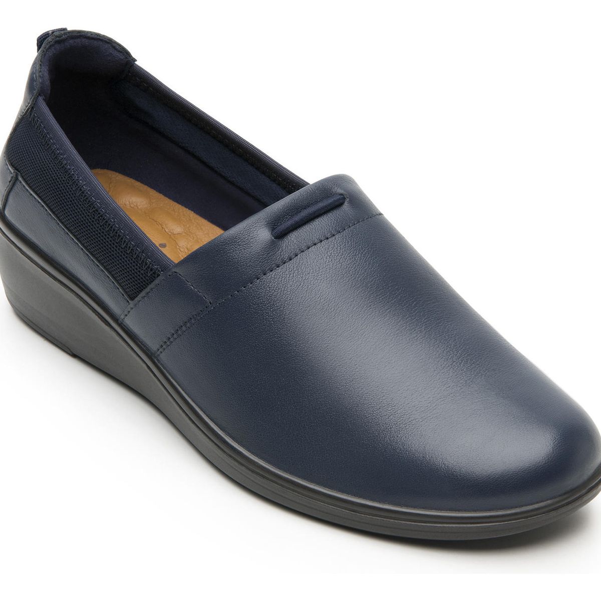 FLEXI - Zapato Mujer Castaña 45606 Azul Flexi