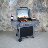 Parrilla Gas Dark Hawk 4 Quemadores