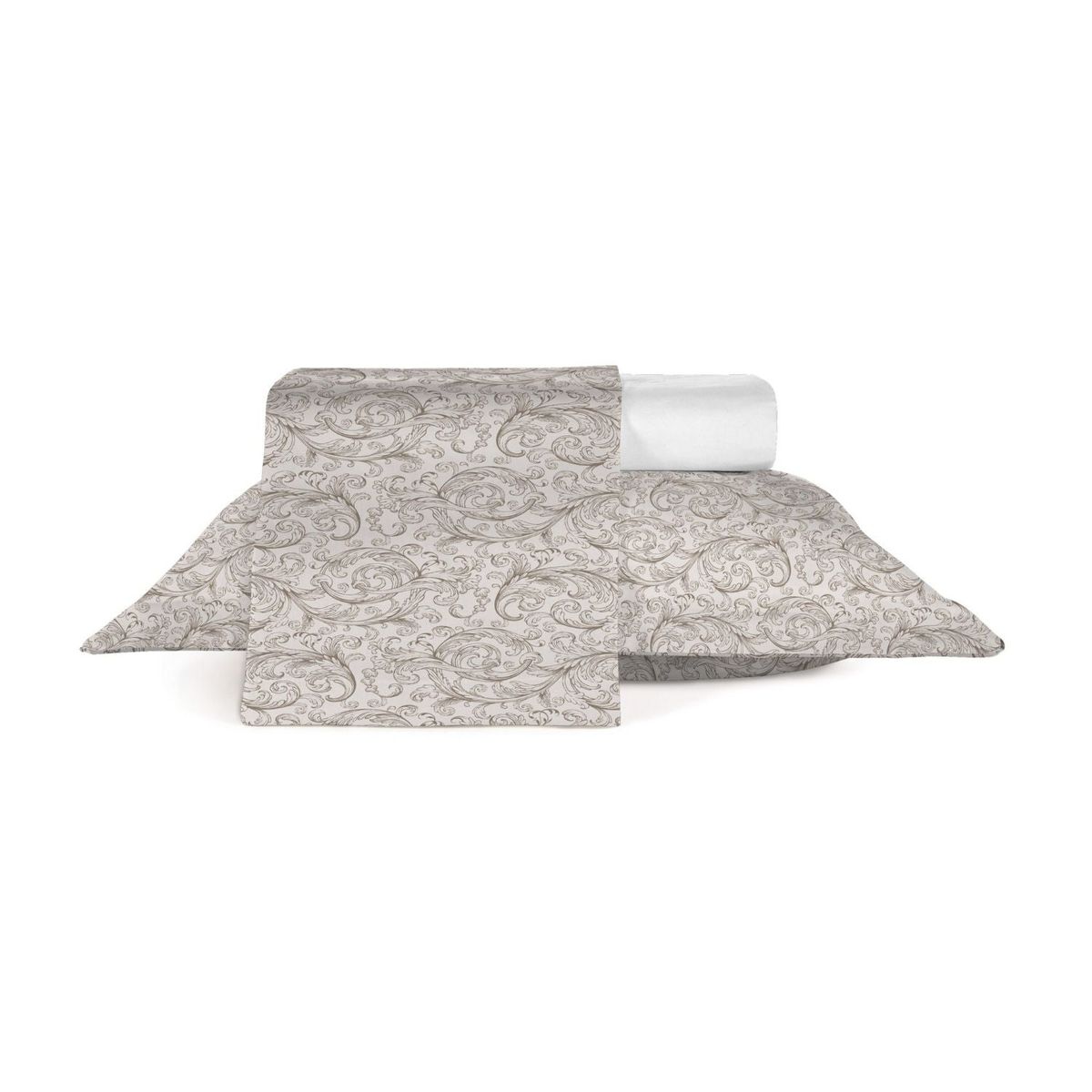 TEKA - Juego de Sábanas 4 Piezas ARABESQUE 2 1⁄2 plazas - 180 hilos en 100% Algodón
