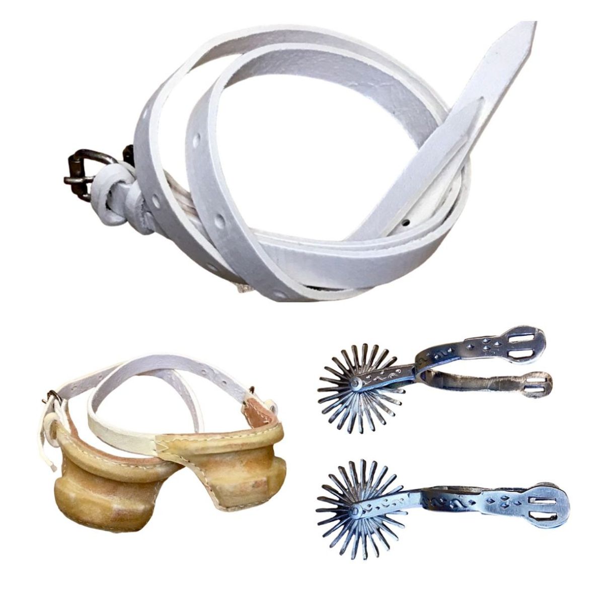 CORRALERO SASTRERIA - Espuela Folclórica Nº 3 + taloneras y piales