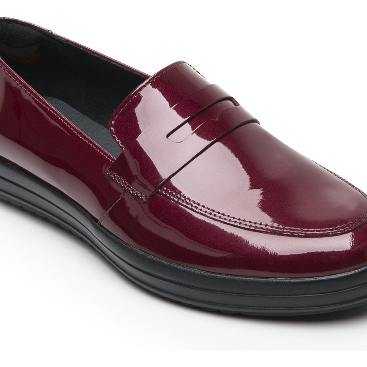 FLEXI - Mocasín Mujer Charis 109403 Burdeo Flexi