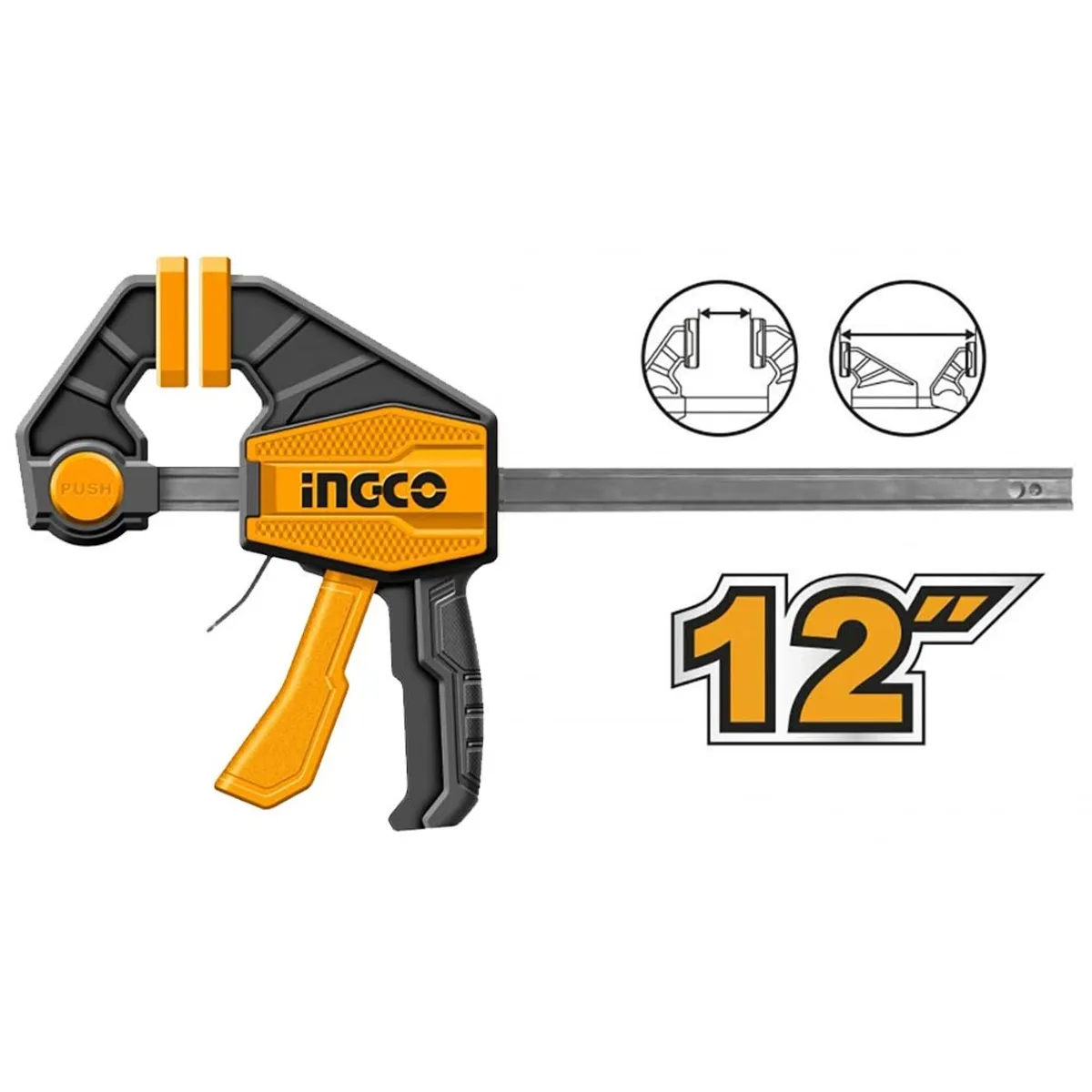 INGCO - PRENSA CARPINTERO RAPIDA 12 PULG HQBC01602 INGCO