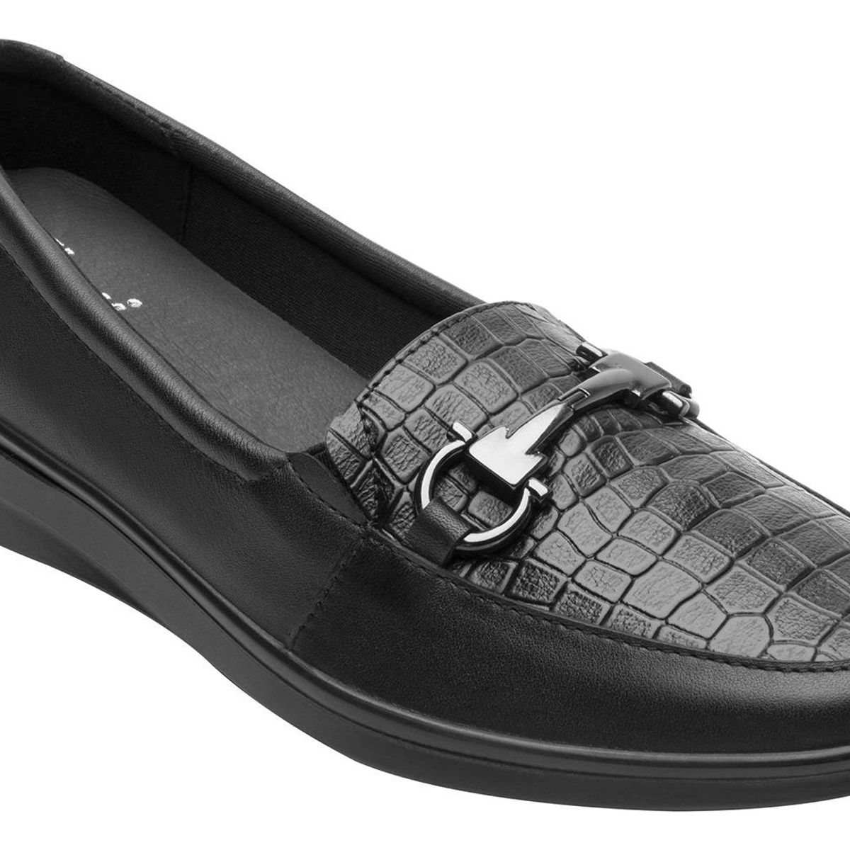 FLEXI - Mocasín Mujer Cuero Jenelle 124502 Negro Flexi