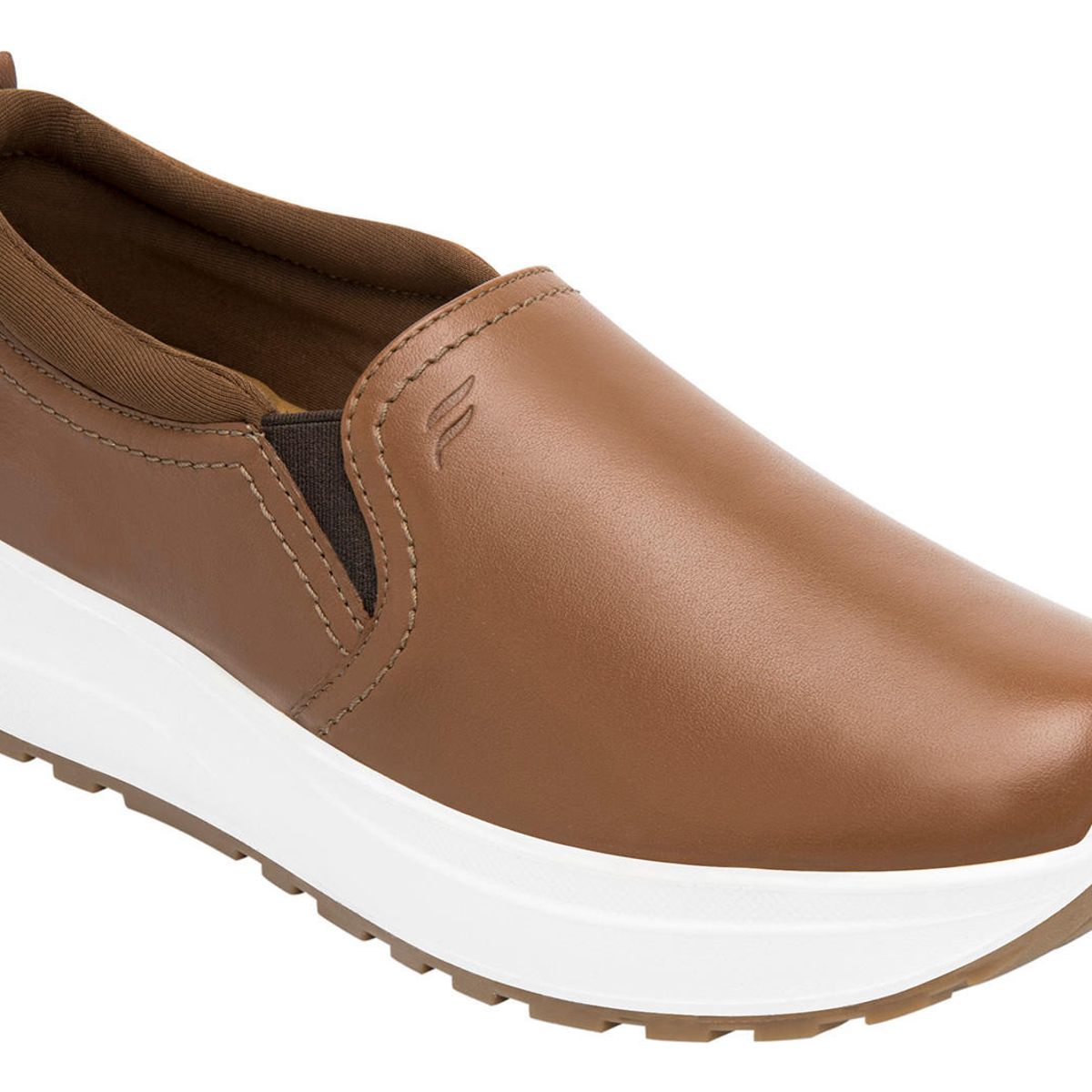 FLEXI - Zapatilla Mujer Cuero Atsiri Café Flexi