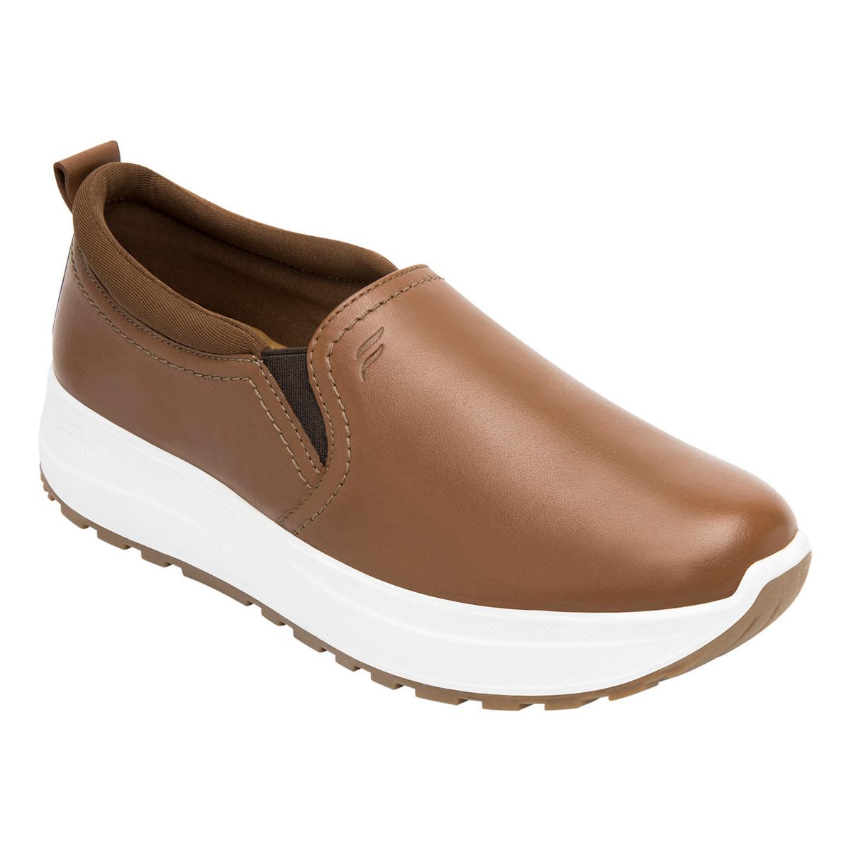 FLEXI - Zapatilla Mujer Cuero Atsiri Café Flexi