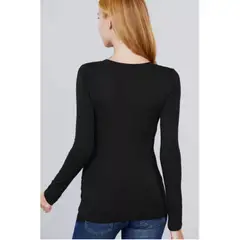 MPROPIA - Camiseta Mujer Elasticada Manga Larga Interior Polar 5523