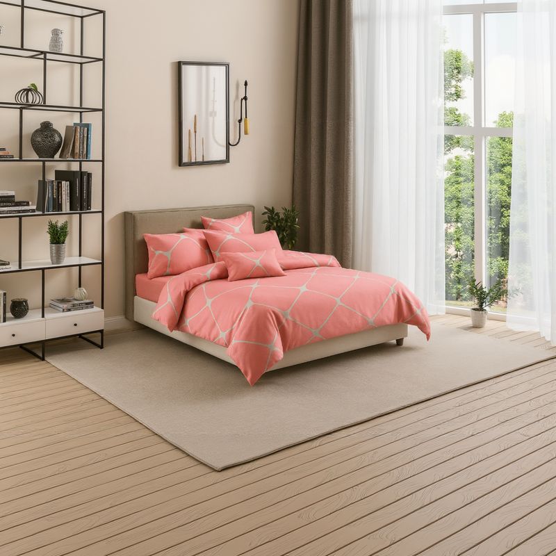 ARMONIA - Set de Sábanas 2 Plazas 800 Hilos Algodón Diseño De Lujo