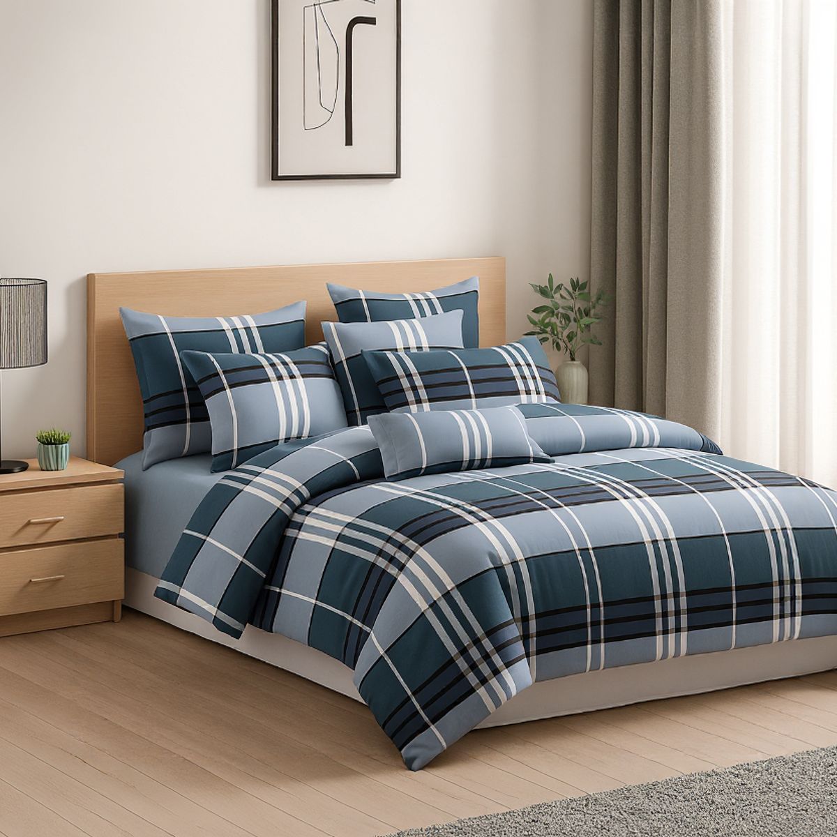 ARMONIA - Set De Sábanas 2 Plazas 800 Hilos Algodón Extra Lujo