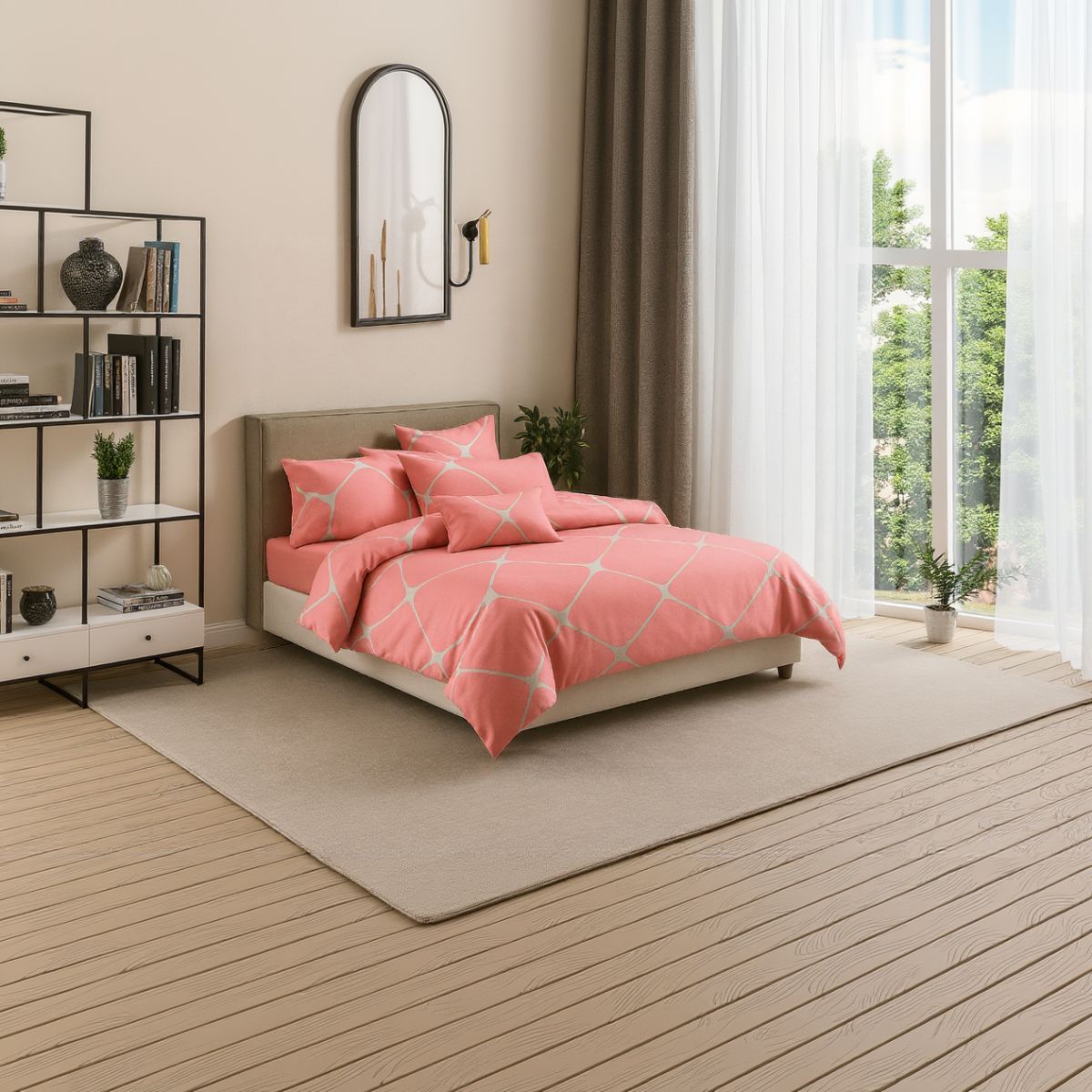 ARMONIA - Set De Sábanas 2 Plazas 800 Hilos Algodón Extra Lujo