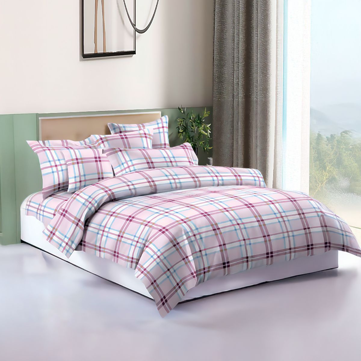 ARMONIA - Set De Sábanas Suaves 800 Hilos Algodón 2 Plazas Elegantes