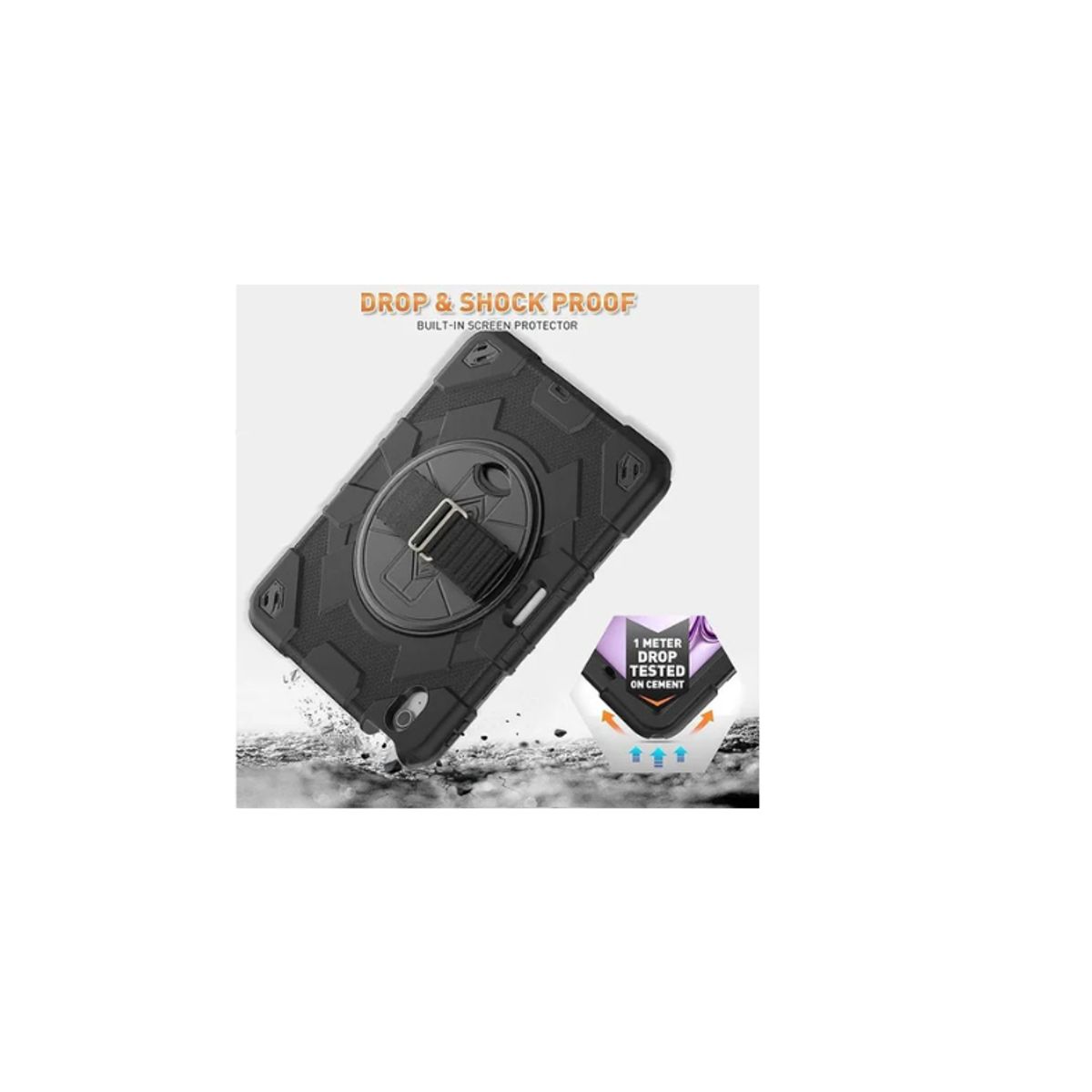 GENERICO - Funda Armadura Antigolpe Para iPad Air 11 M2 2024 + Hidrogel