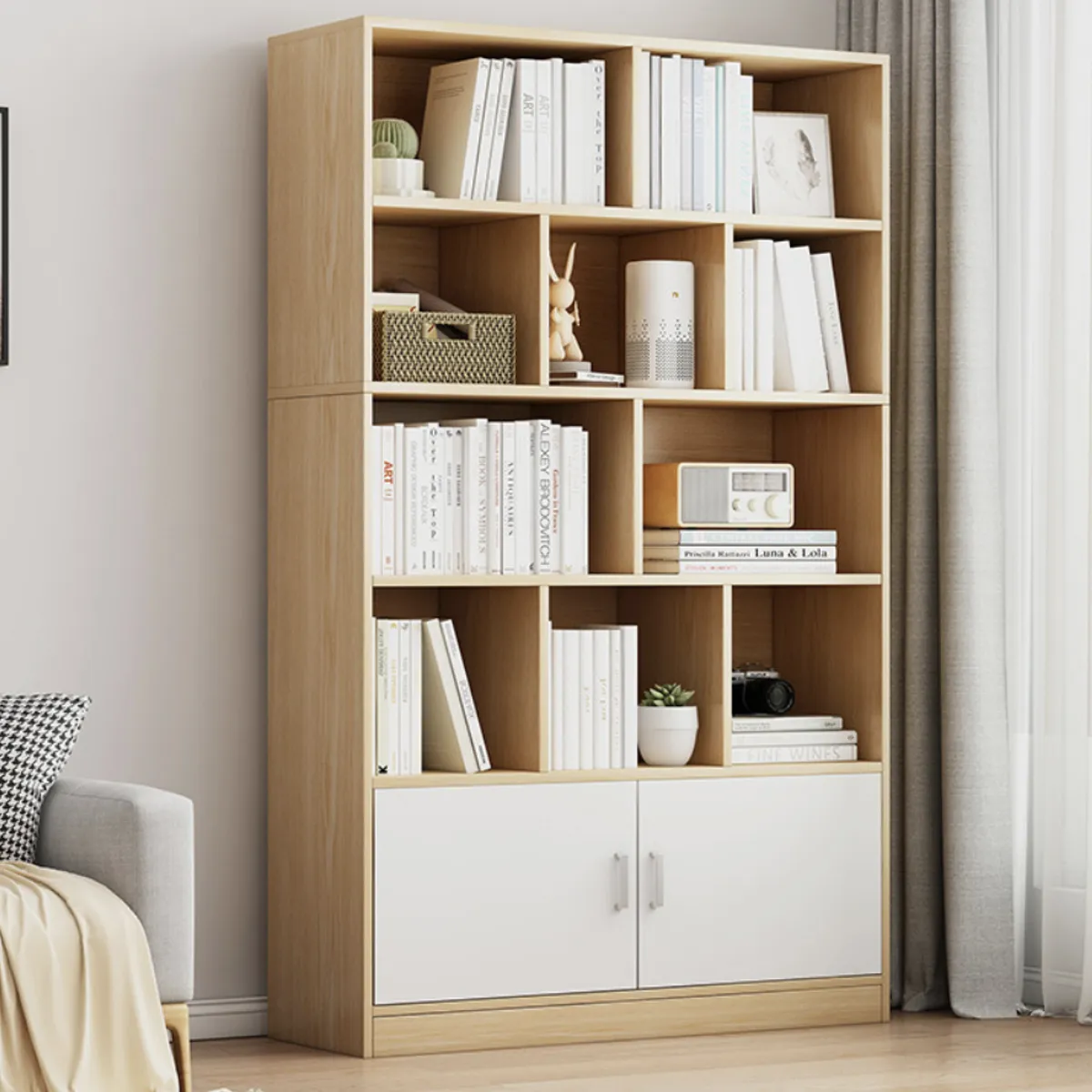 GENERICO - Estante Librero Organizador Biblioteca 80x24x180cm