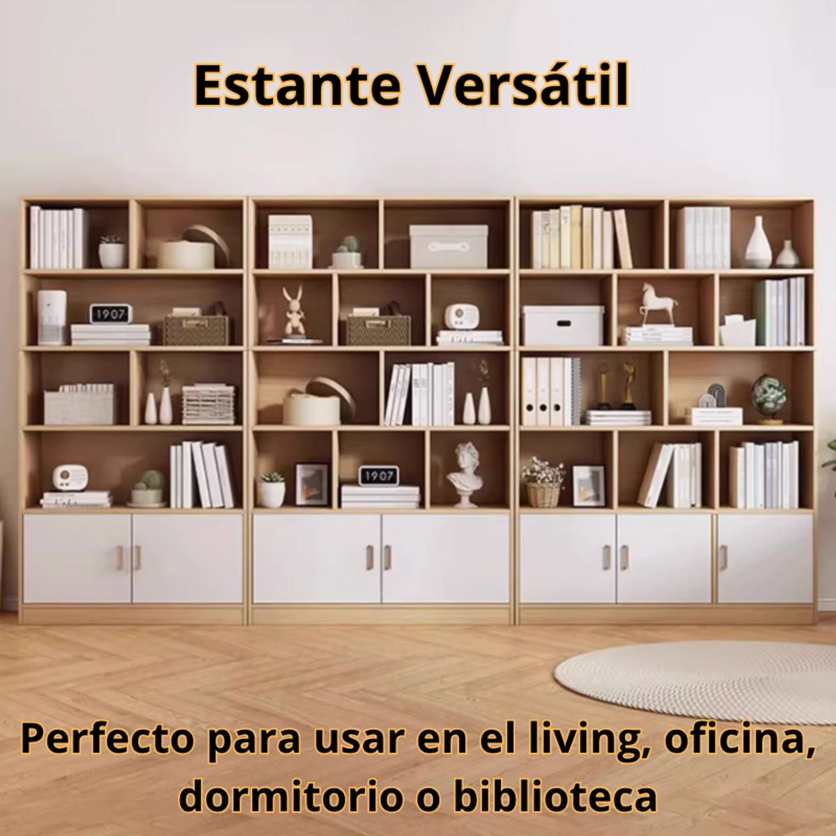 GENERICO - Estante Librero Organizador Biblioteca 80x24x180cm