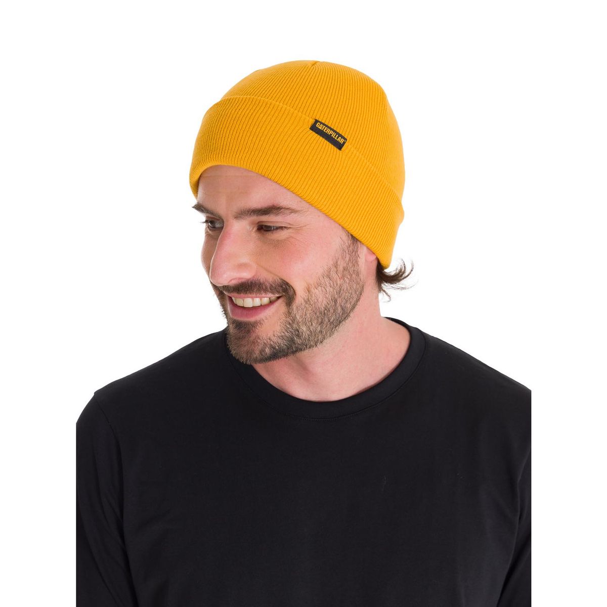 CAT - Gorro Foundation Knit Hombre Amarillo CAT