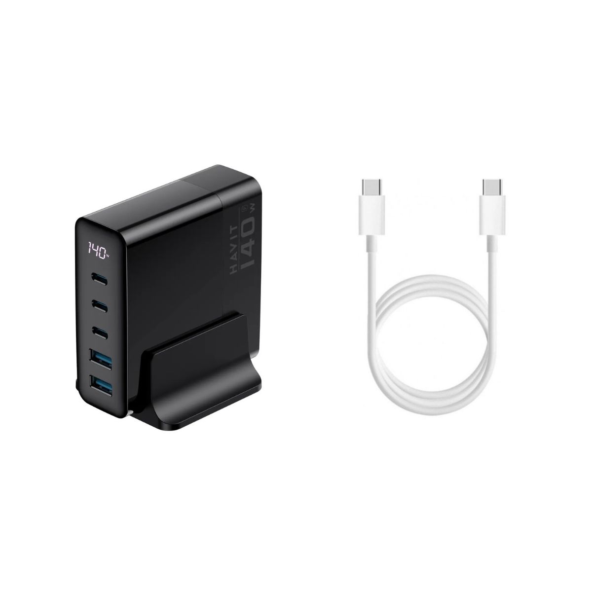 XIAOMI - Combo Cargador 140W + Cable C to C