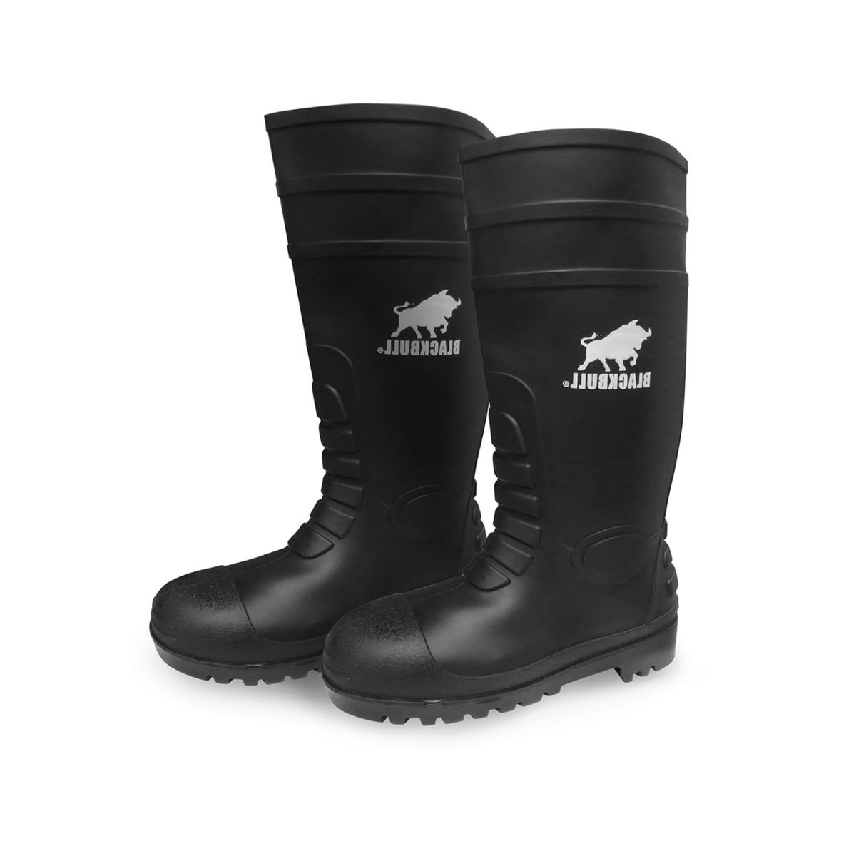 BLACK & WHITE - Botas para la LLuvia de seguidad - Black Bull