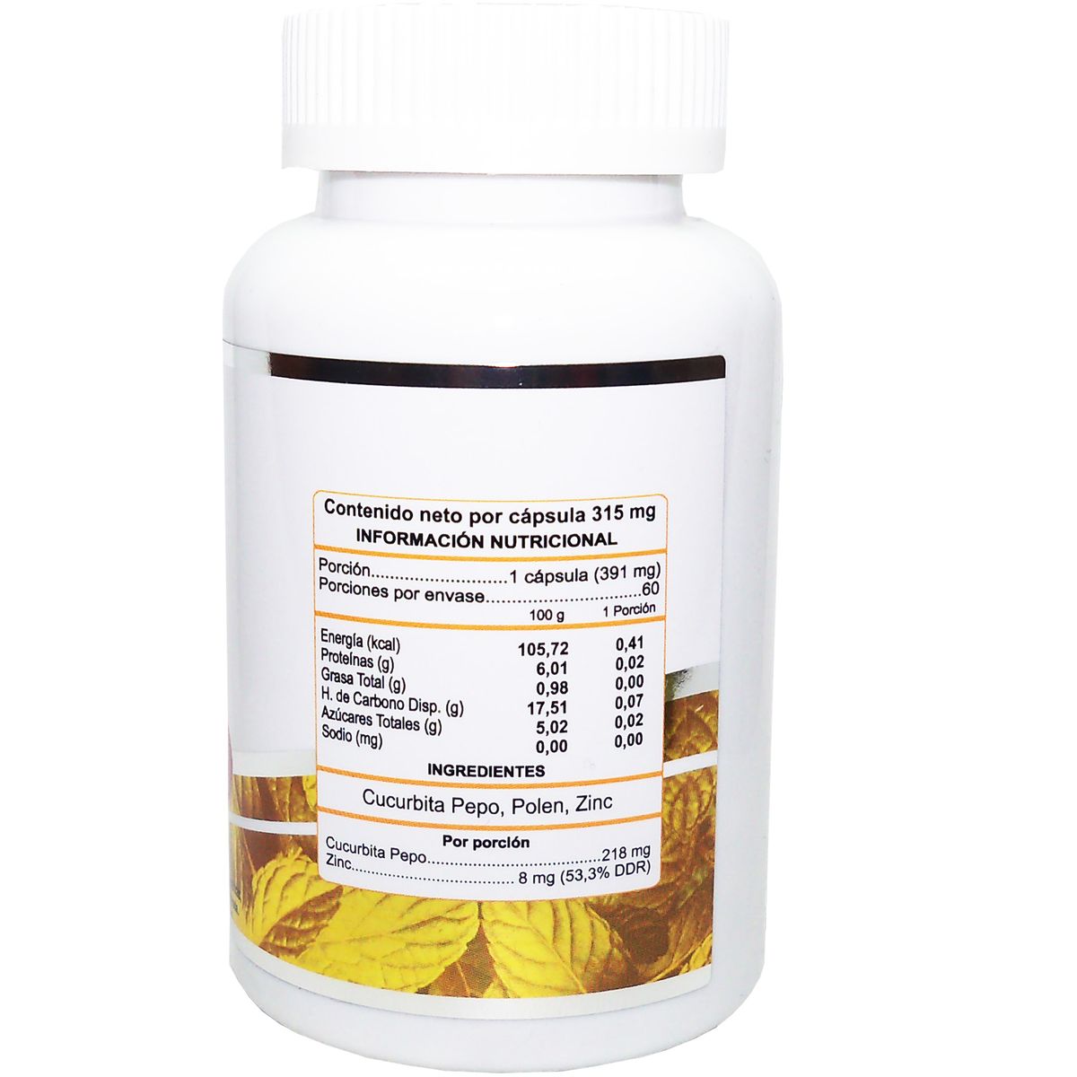 AURA VITALIS - 3 X AURA VITALIS CALABAZA PROST 315 MG 60 CAPSULAS