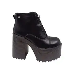 HERIEL - Botín Negro Plataforma Mujer