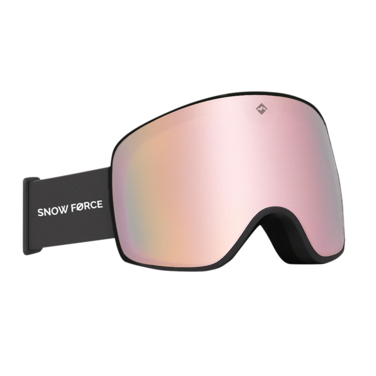 SNOW FORCE - ANTIPARRAS MAGNÉTICAS SKI & SNOWBOARD NORTH POLE  ROSA - NEGRO - NEGRO