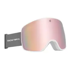 SNOW FORCE - ANTIPARRAS MAGNÉTICAS SKI & SNOWBOARD NORTH POLE ROSA - BLANCO - GRIS