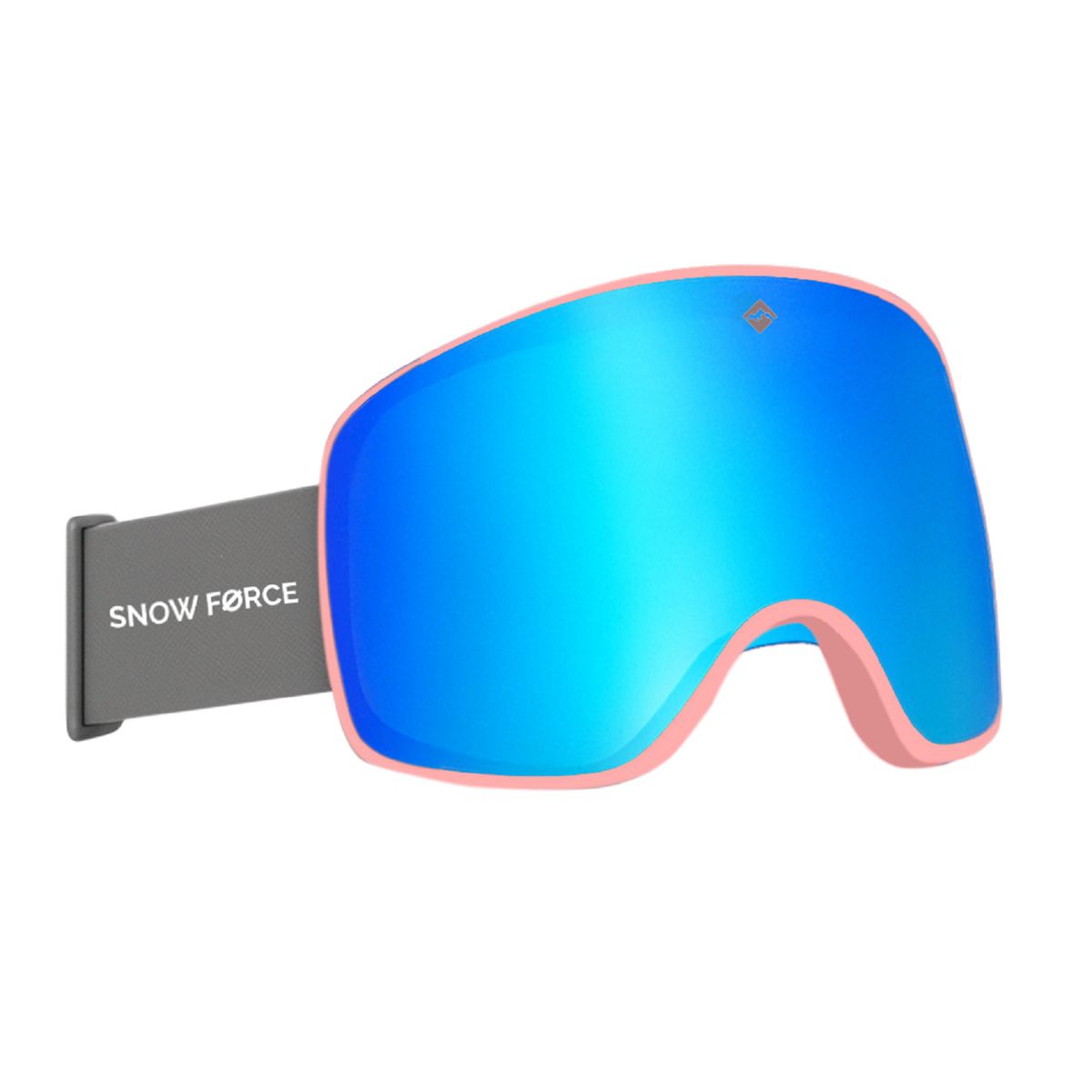 SNOW FORCE - ANTIPARRAS MAGNÉTICAS SKI & SNOWBOARD NORTH POLE  AZUL - ROSA - GRIS