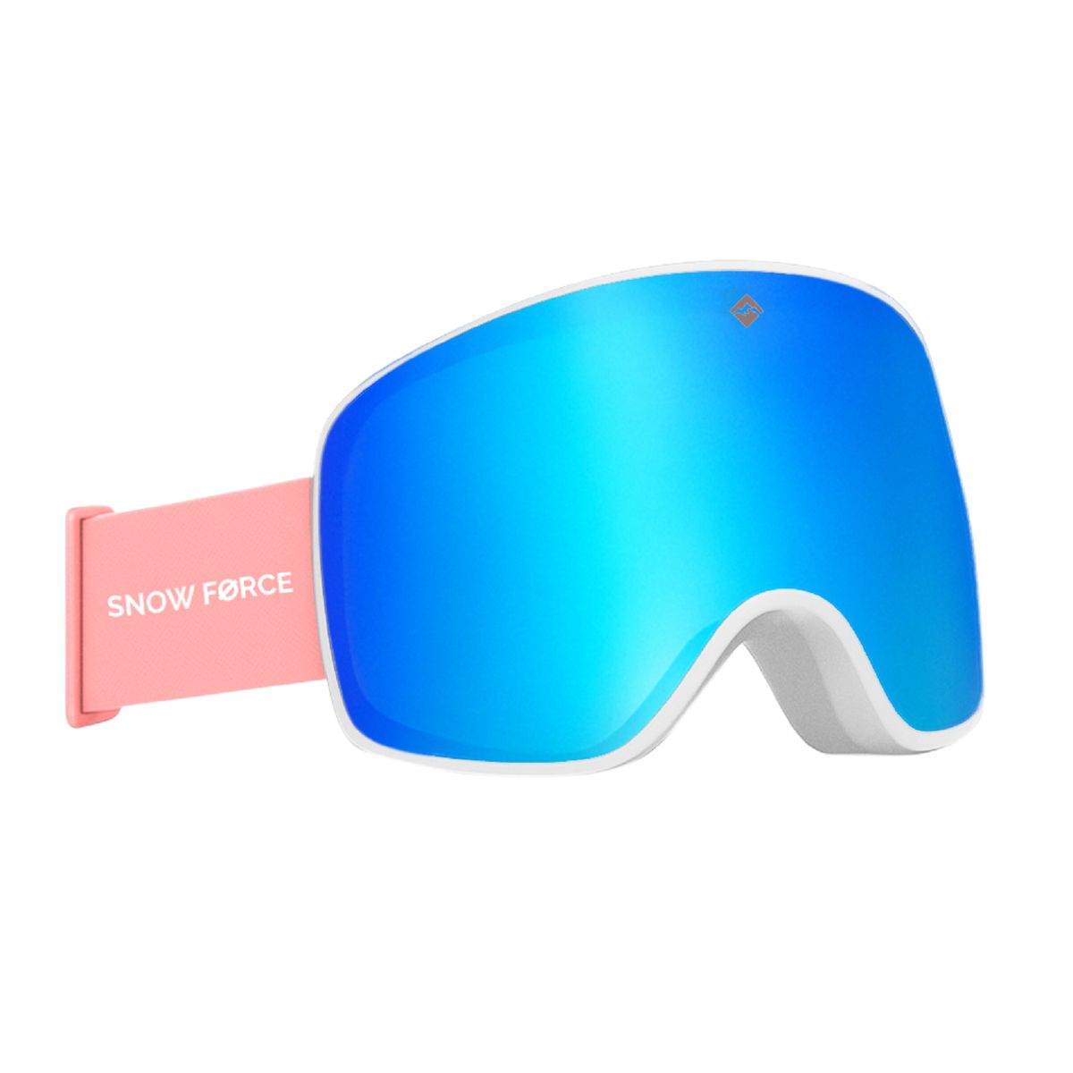 SNOW FORCE - ANTIPARRAS MAGNÉTICAS SKI & SNOWBOARD NORTH POLE  AZUL - BLANCO - ROSA