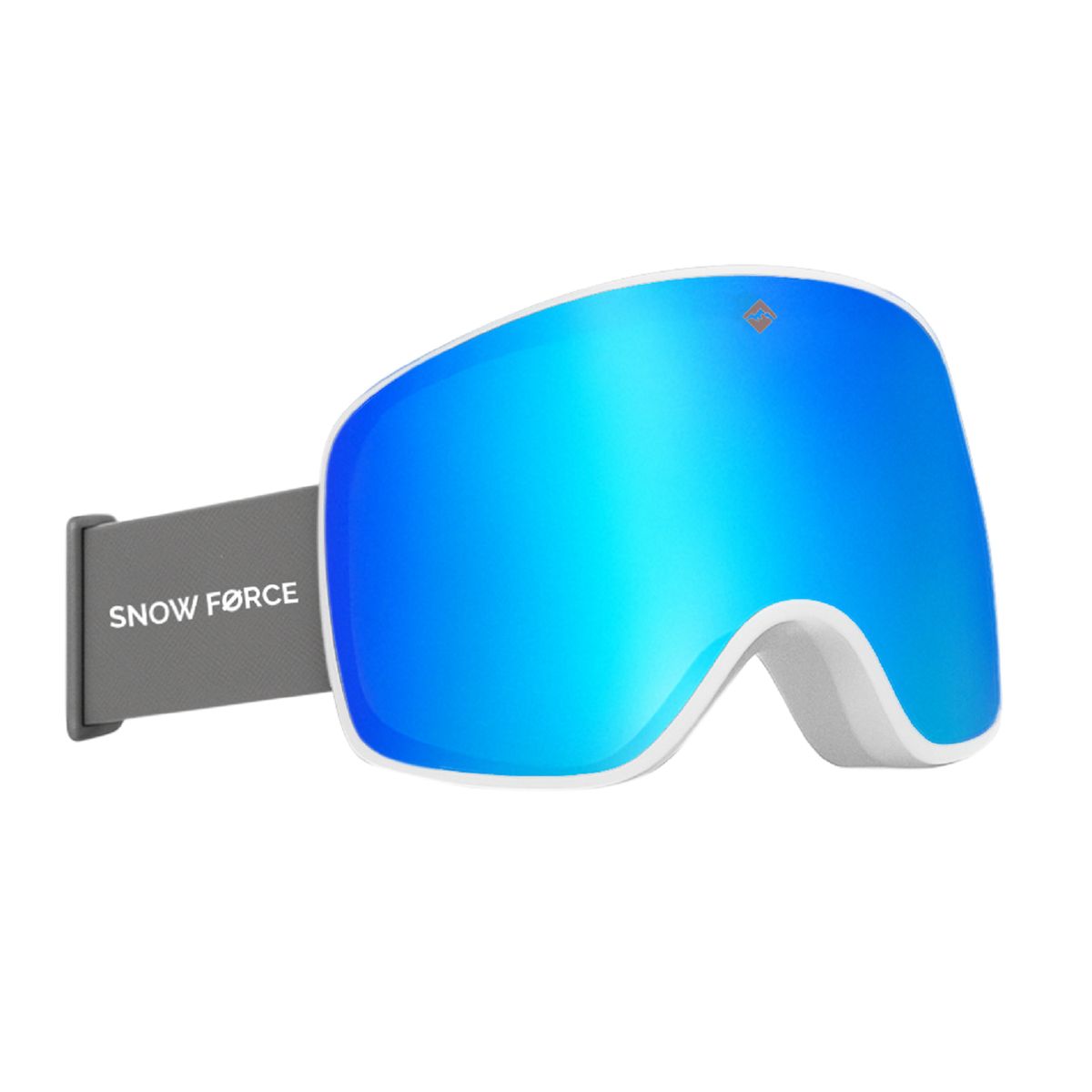 SNOW FORCE - ANTIPARRAS MAGNÉTICAS SKI & SNOWBOARD NORTH POLE  AZUL - BLANCO - GRIS