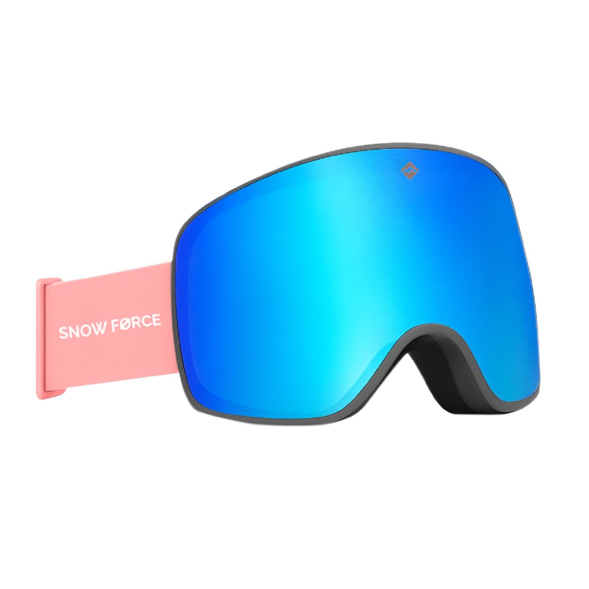 SNOW FORCE - ANTIPARRAS MAGNÉTICAS SKI & SNOWBOARD NORTH POLE  AZUL - GRIS - ROSA