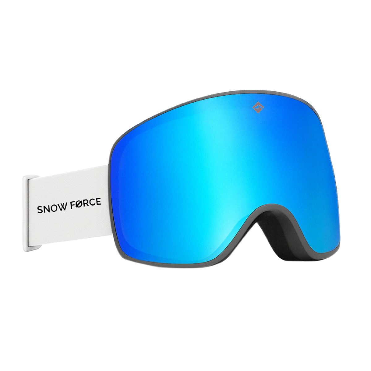 SNOW FORCE - ANTIPARRAS MAGNÉTICAS SKI & SNOWBOARD NORTH POLE  AZUL - GRIS - BLANCO