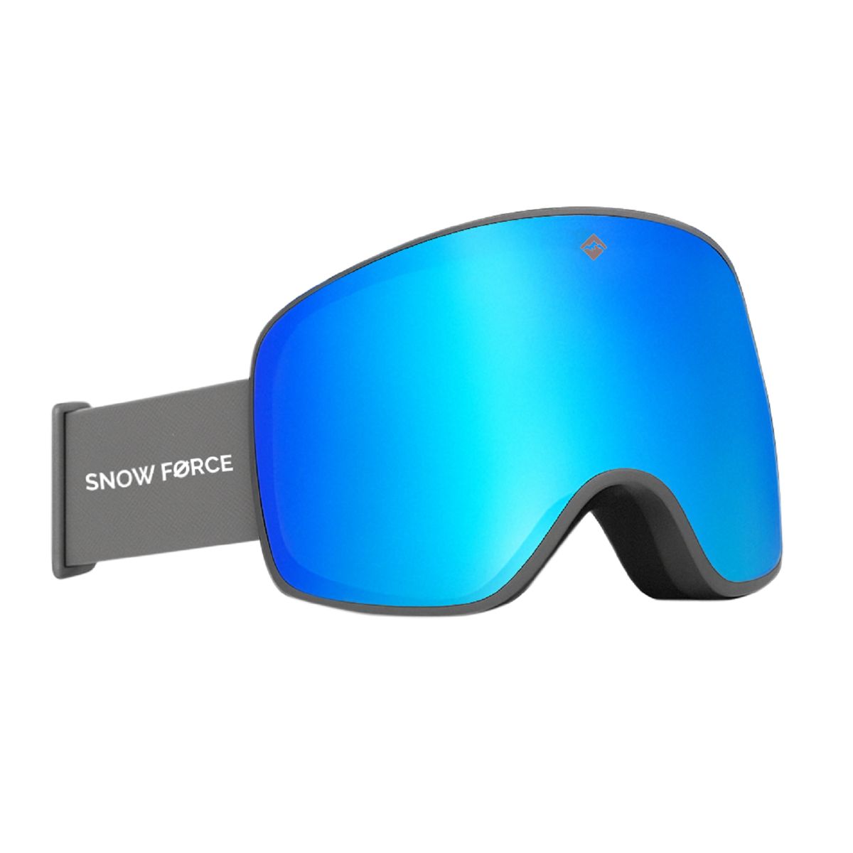 SNOW FORCE - ANTIPARRAS MAGNÉTICAS SKI & SNOWBOARD NORTH POLE  AZUL - GRIS - GRIS