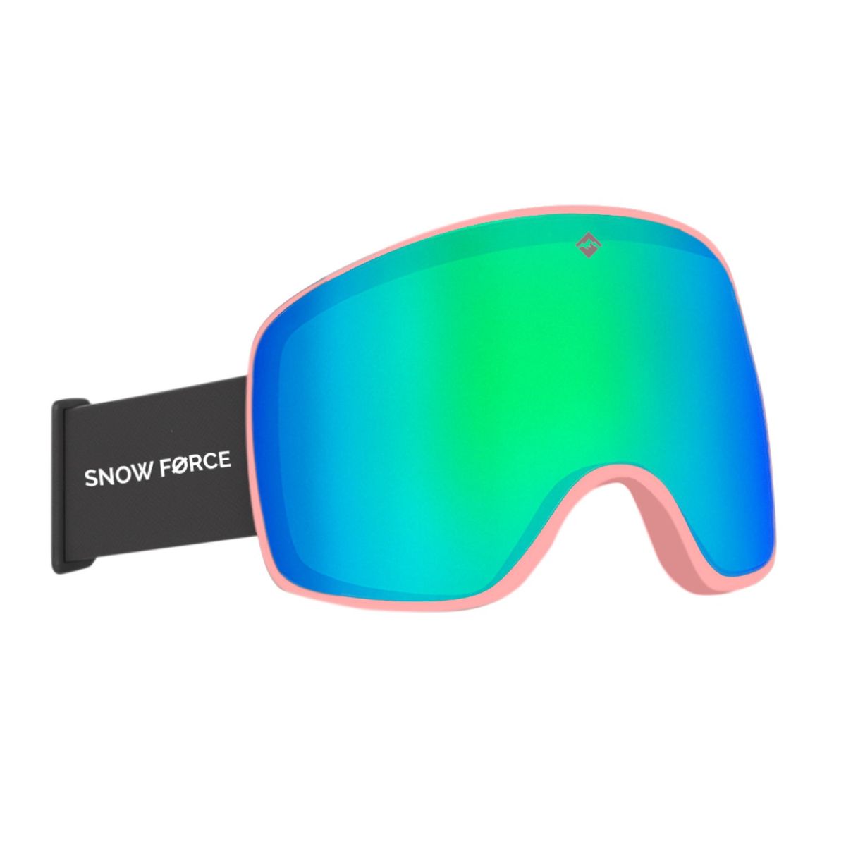 SNOW FORCE - ANTIPARRAS MAGNÉTICAS SKI & SNOWBOARD NORTH POLE  VERDE - ROSA - NEGRO