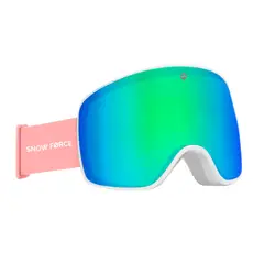 SNOW FORCE - ANTIPARRAS MAGNÉTICAS SKI & SNOWBOARD NORTH POLE VERDE - BLANCO - ROSA