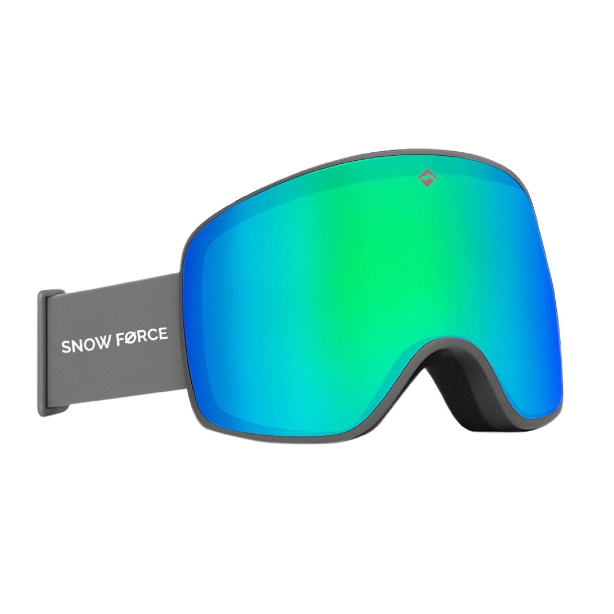 SNOW FORCE - ANTIPARRAS MAGNÉTICAS SKI & SNOWBOARD NORTH POLE  VERDE - GRIS - GRIS