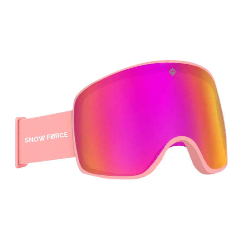SNOW FORCE - ANTIPARRAS MAGNÉTICAS SKI & SNOWBOARD NORTH POLE  FUCSIA - ROSA - ROSA