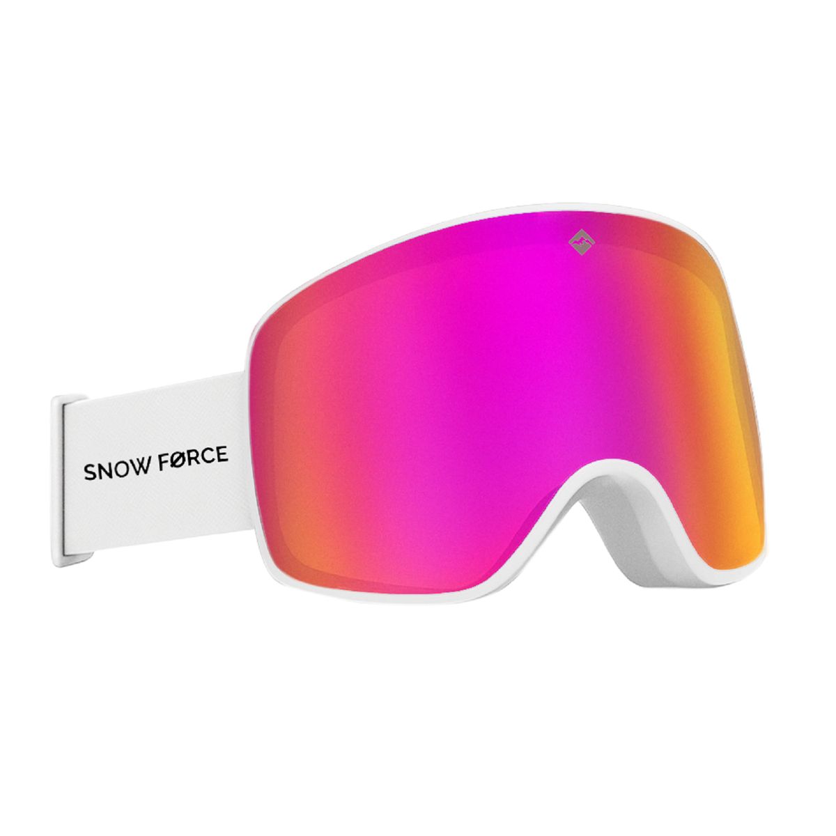 SNOW FORCE - ANTIPARRAS MAGNÉTICAS SKI & SNOWBOARD NORTH POLE  FUCSIA - BLANCO - BLANCO