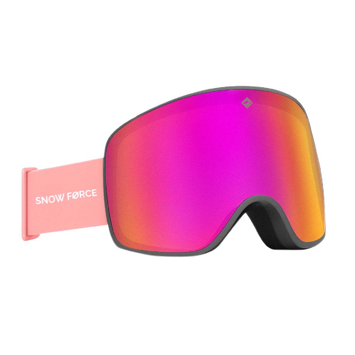 SNOW FORCE - ANTIPARRAS MAGNÉTICAS SKI & SNOWBOARD NORTH POLE  FUCSIA - GRIS - ROSA