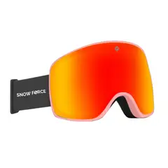 SNOW FORCE - ANTIPARRAS MAGNÉTICAS SKI & SNOWBOARD NORTH POLE ROJO - ROSA - NEGRO