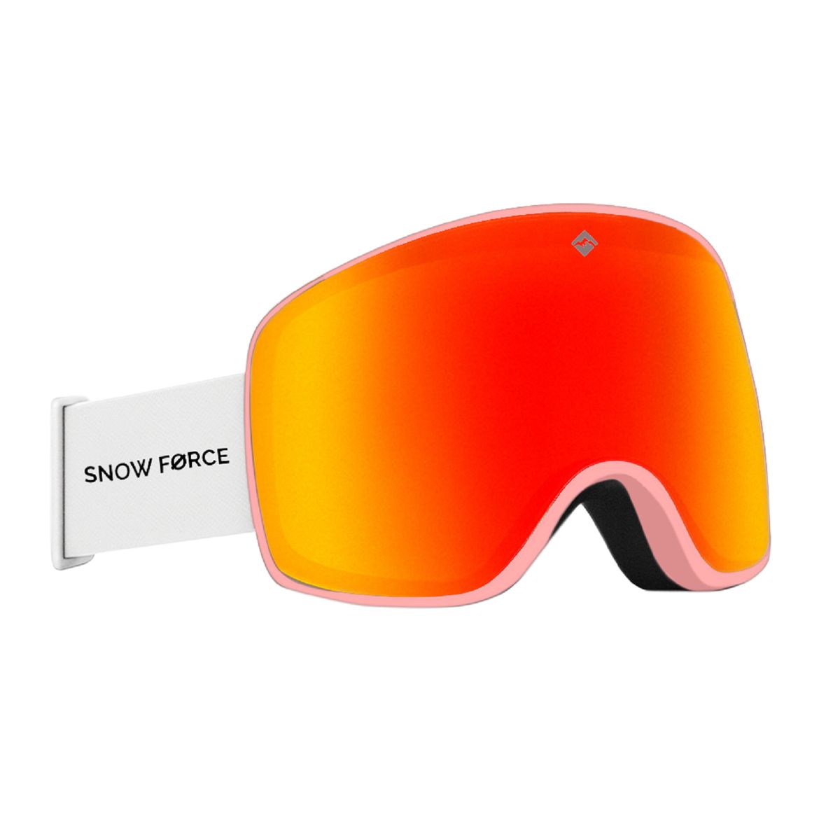 SNOW FORCE - ANTIPARRAS MAGNÉTICAS SKI & SNOWBOARD NORTH POLE  ROJO - ROSA - BLANCO