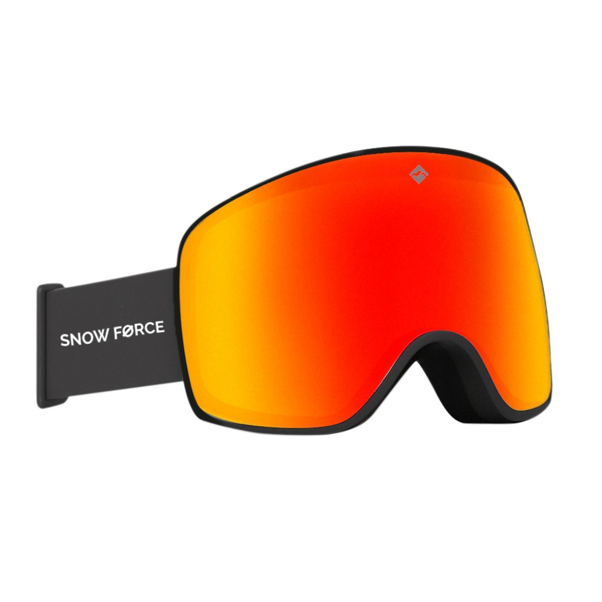 SNOW FORCE - ANTIPARRAS MAGNÉTICAS SKI & SNOWBOARD NORTH POLE  ROJO - NEGRO - NEGRO