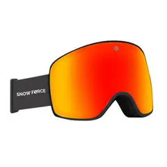 SNOW FORCE - ANTIPARRAS MAGNÉTICAS SKI & SNOWBOARD NORTH POLE ROJO - NEGRO - NEGRO
