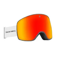 SNOW FORCE - ANTIPARRAS MAGNÉTICAS SKI & SNOWBOARD NORTH POLE ROJO - GRIS - BLANCO