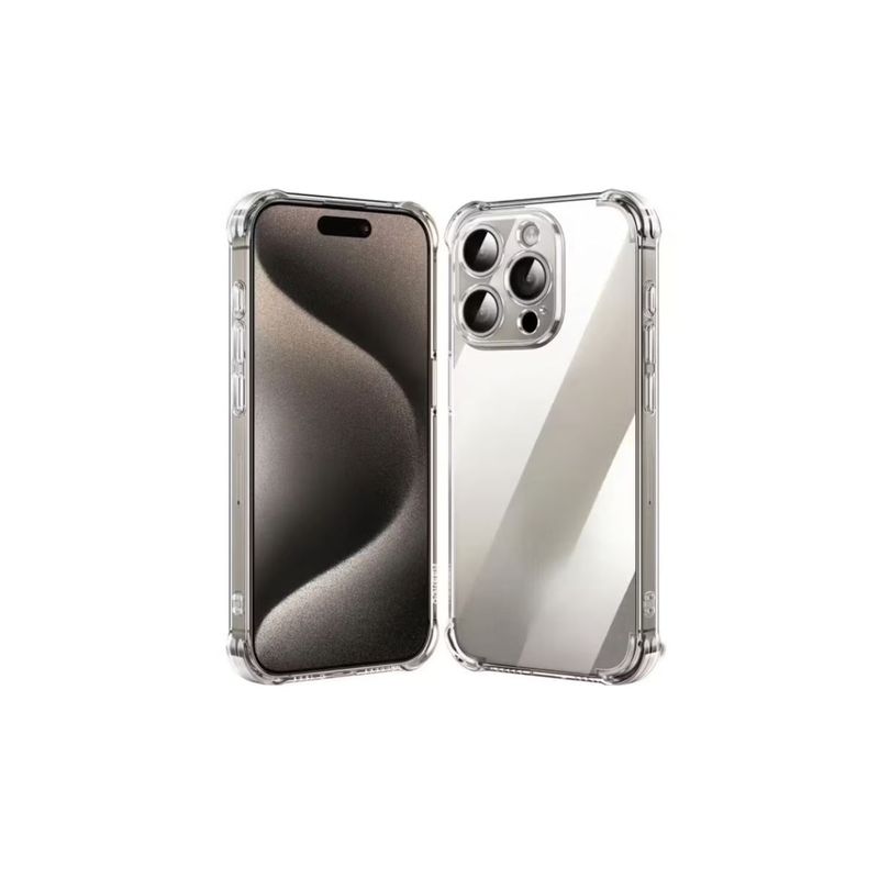 GENERICO - CARCASA PARA IPHONE 15 PRO MAX TRANSPARENTE