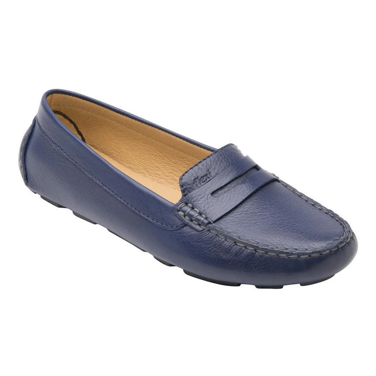 FLEXI - Mocasin mujer betunia 116701 azul Flexi