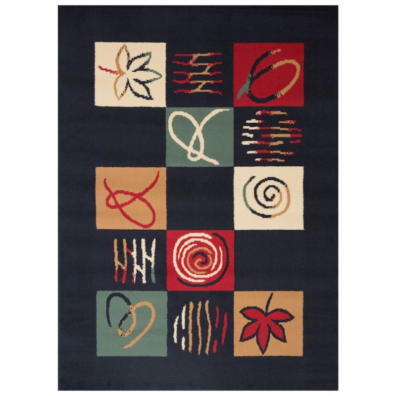CANNON - Alfombra Amapola Negro 200x290