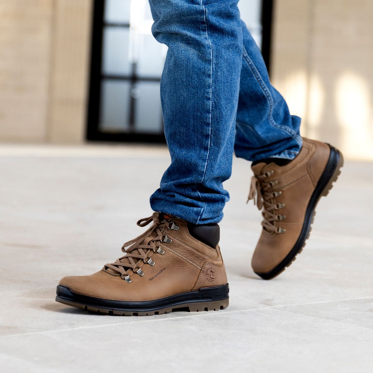 FLEXI - Botin Hombre Killian 92105 Ocre Flexi