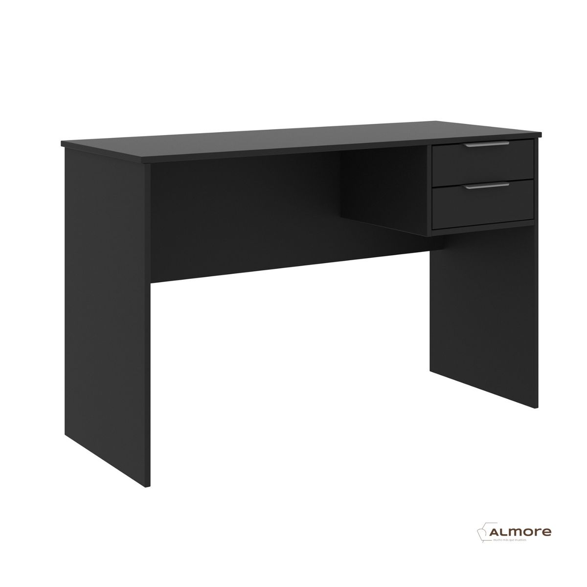 ALMORE - Escritorio Florida 2 Cajones Negro