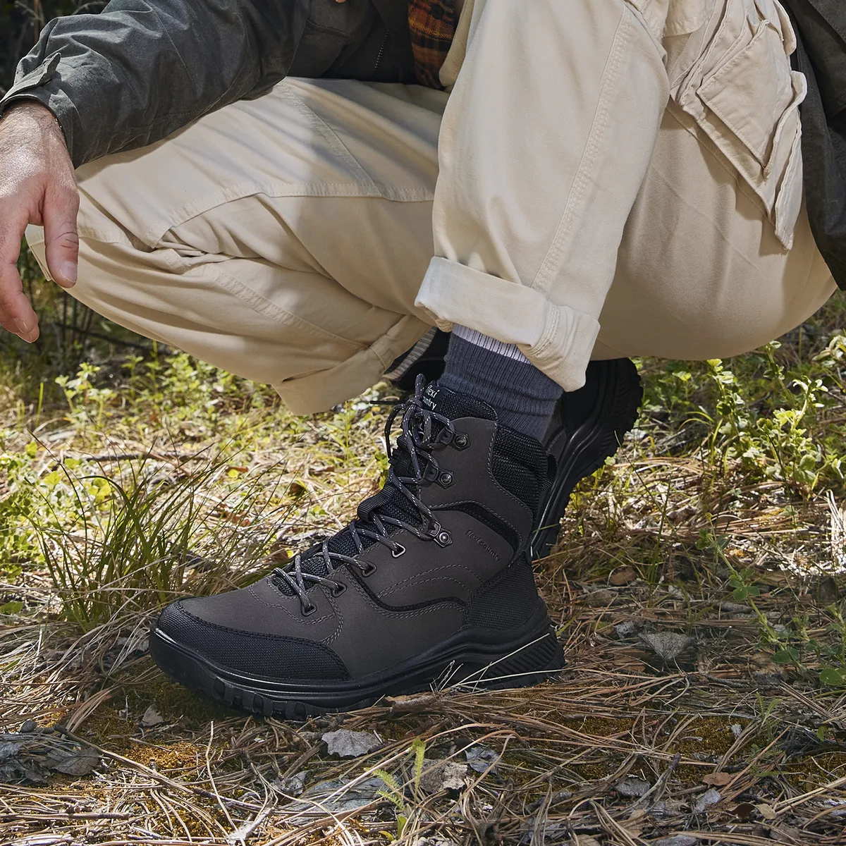 FLEXI - Botin Hombre Thompson 418102 Gris Flexi